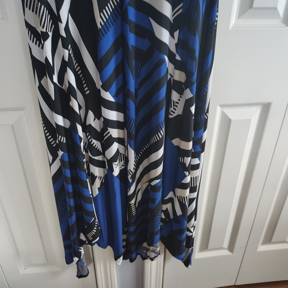 Chico's Graphic Design Stretch Maxi Dress Sx Chico's 2 (L) - Picture 5 of 10